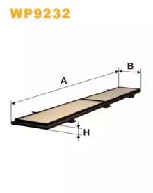 Wix Filters WP9232 Фільтр салона Wix Filters WP9232 Фільтр салона