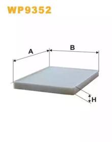 Wix Filters WP9352 Фільтр салона Wix Filters WP9352 Фільтр салона