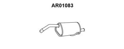 Veneporte AR01083 Глушник вихлопних газів кінцевий Veneporte AR01083 Глушник вихлопних газів кінцевий