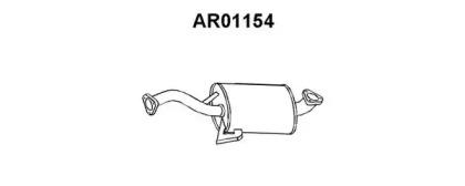 Veneporte AR01154 Muffler assy front Veneporte AR01154 Muffler assy front