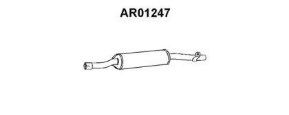 Veneporte AR01247 Muffler assy front Veneporte AR01247 Muffler assy front
