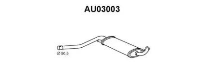 Veneporte AU03003 Muffler assy front Veneporte AU03003 Muffler assy front