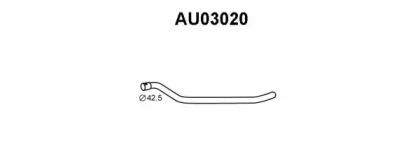 Veneporte AU03020 Випускна труба відпрацьованих газів