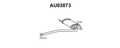 Veneporte AU03073 Muffler assy front