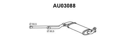 Veneporte AU03088 Muffler assy front