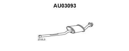 Veneporte AU03093 Muffler assy front Veneporte AU03093 Muffler assy front