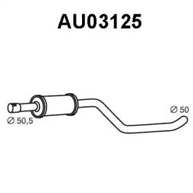 Veneporte AU03125 Muffler assy front Veneporte AU03125 Muffler assy front