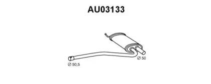 Veneporte AU03133 Muffler assy front