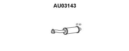 Veneporte AU03143 Muffler assy front Veneporte AU03143 Muffler assy front