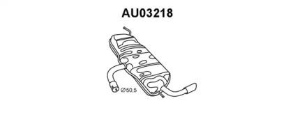 Veneporte AU03218 Глушник вихлопних газів кінцевий Veneporte AU03218 Глушник вихлопних газів кінцевий