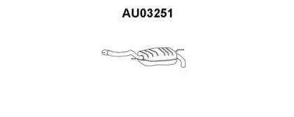 Veneporte AU03251 Глушник вихлопних газів кінцевий Veneporte AU03251 Глушник вихлопних газів кінцевий