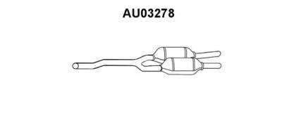Veneporte AU03278 Muffler assy front