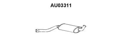 Veneporte AU03311 Muffler assy front Veneporte AU03311 Muffler assy front