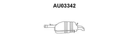 Veneporte AU03342 Глушник вихлопних газів кінцевий Veneporte AU03342 Глушник вихлопних газів кінцевий