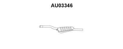 Veneporte AU03346 Середній глушник вихлопних газів