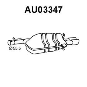Veneporte AU03347 Глушник вихлопних газів кінцевий Veneporte AU03347 Глушник вихлопних газів кінцевий