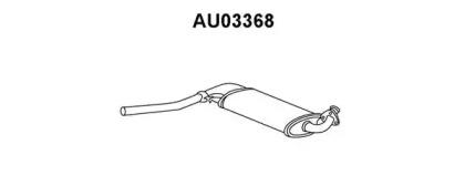 Veneporte AU03368 Muffler assy front Veneporte AU03368 Muffler assy front