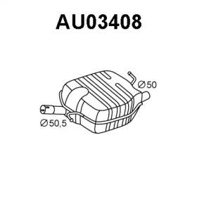 Veneporte AU03408 Глушник вихлопних газів кінцевий