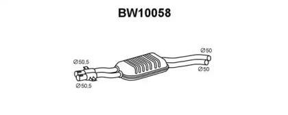 Veneporte BW10058 Середній глушник вихлопних газів Veneporte BW10058 Середній глушник вихлопних газів
