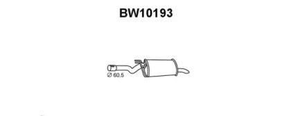 Veneporte BW10193 Глушник вихлопних газів кінцевий Veneporte BW10193 Глушник вихлопних газів кінцевий