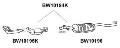 Veneporte BW10196 Средний глушитель выхлопных газов Veneporte BW10196 Средний глушитель выхлопных газов