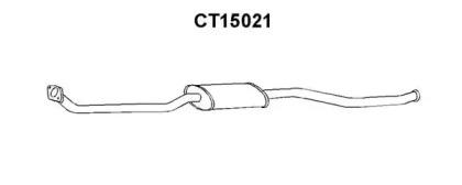 Veneporte CT15021 Muffler assy front