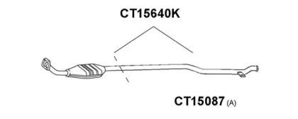 Veneporte CT15087 Середній глушник вихлопних газів
