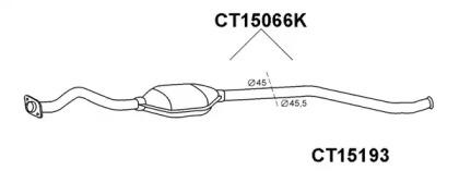 Veneporte CT15193 Muffler assy front Veneporte CT15193 Muffler assy front
