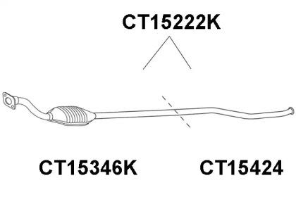 Veneporte CT15222K Katalysato