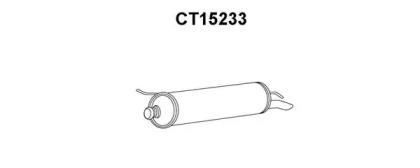 Veneporte CT15233 Глушник вихлопних газів кінцевий Veneporte CT15233 Глушник вихлопних газів кінцевий