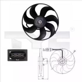 TYC 837-0003 Fan and motor assy TYC 837-0003 Fan and motor assy