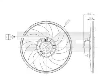 TYC 837-0037 Fan and motor assy TYC 837-0037 Fan and motor assy