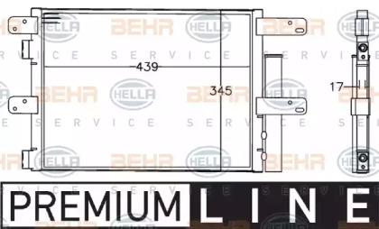 Hella 8FC 351 307-601 Випаровувач кондиціонера
