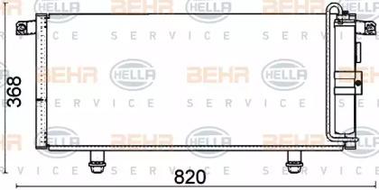 Hella 8FC 351 318-591 Испаритель кондиционера Hella 8FC 351 318-591 Испаритель кондиционера