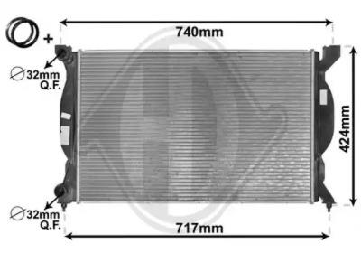 Diederichs DCM1466 Радіатор Diederichs DCM1466 Радіатор