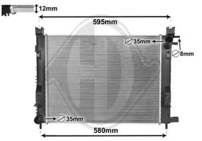 Diederichs DCM1885 Радіатор