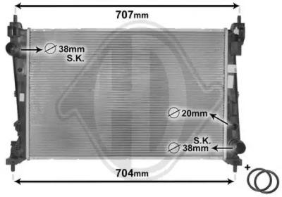 Diederichs DCM1981 Радіатор