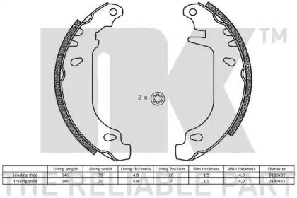 NK 2799545 Brake pads