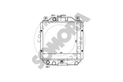 Somora 301141 Радіатор охолодження двигуна