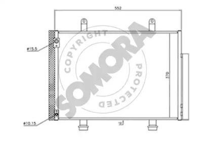 Somora 301760 Випаровувач кондиціонера Somora 301760 Випаровувач кондиціонера