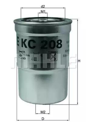Mahle Original KC208 Fuel filter Mahle Original KC208 Fuel filter