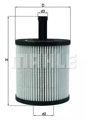 Mahle Original OX 556D Oil filter Mahle Original OX 556D Oil filter