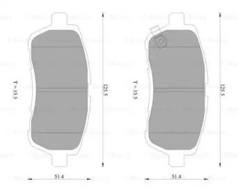 Bosch 0 986 AB2 502 Brake pads Bosch 0 986 AB2 502 Brake pads