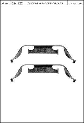 Quick Brake 109-1222 Spring set disc brake Quick Brake 109-1222 Spring set disc brake