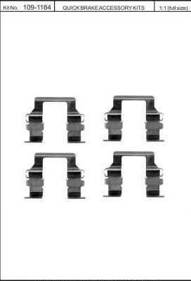 Quick Brake 109-1164 Spring set disc brake Quick Brake 109-1164 Spring set disc brake