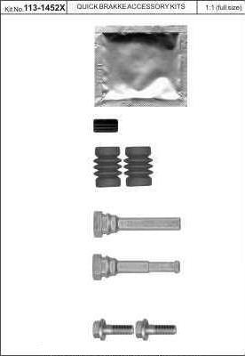 Quick Brake 113-1452X Repair kit disc brake Quick Brake 113-1452X Repair kit disc brake
