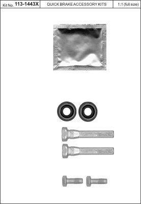 Quick Brake 113-1443X Repair kit disc brake Quick Brake 113-1443X Repair kit disc brake