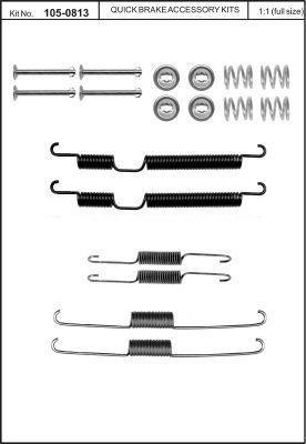 Quick Brake 105-0813 Repair kit brake pad