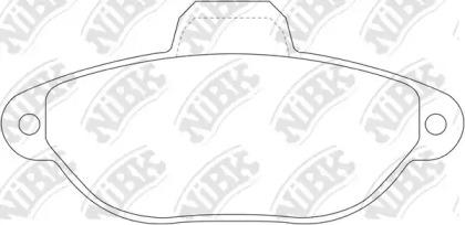 NIBK PN0287 Brake pads