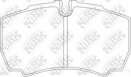 NIBK PN0338 Колодки гальмівні NIBK PN0338 Колодки гальмівні